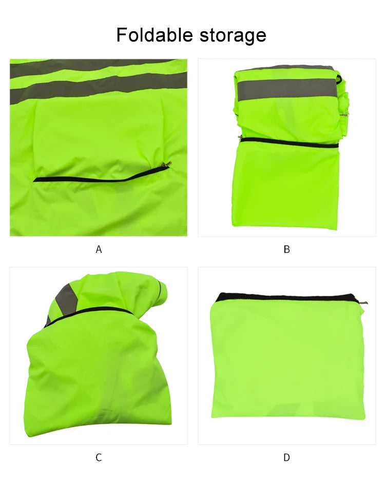 WOSAWE Men’s Packable Reflective Windproof Cycling Jacket